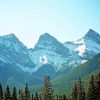 Snowy Three Sisters Mountains Paint By Number