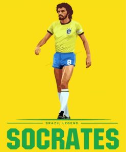 Socrates Brazilian Legend Paint By Number