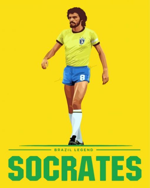 Socrates Brazilian Legend Paint By Number