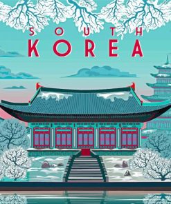 South Korea Winter Poster Paint By Number