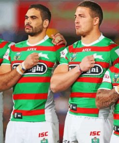 South Sydney Rabbitohs Rugby League Players Paint By Number