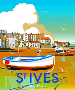 St Ives Bay Poster Paint By Number