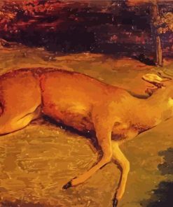 The Dead Doe Gustave Courbet Paint By Number