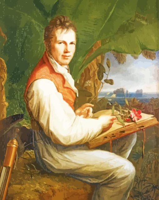 The Geographer Alexander Humboldt Paint By Number