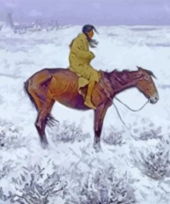 The Herd Boy By Frederic Remington Paint By Number