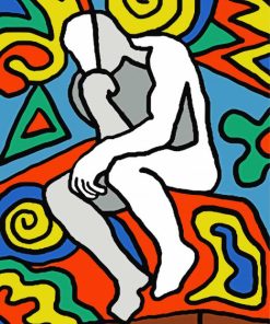 The Thinker Art Paint By Number