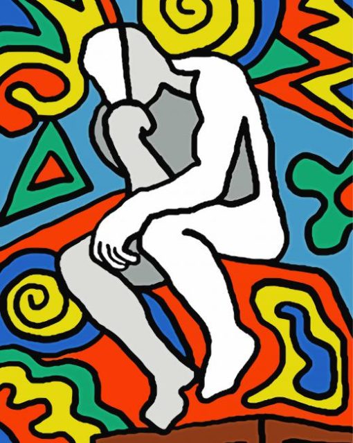 The Thinker Art Paint By Number