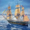 The Uss Constitution Ship Paint By Number