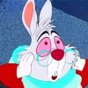 The White Rabbit Alice In Wonderland Character Paint By Number