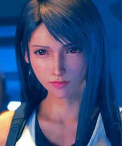 Tifa Lockhart Game Character Paint By Number