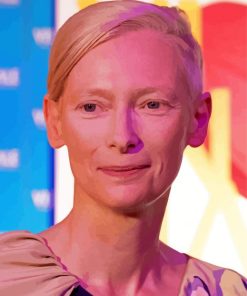 Tilda Swinton British Actress Paint By Number