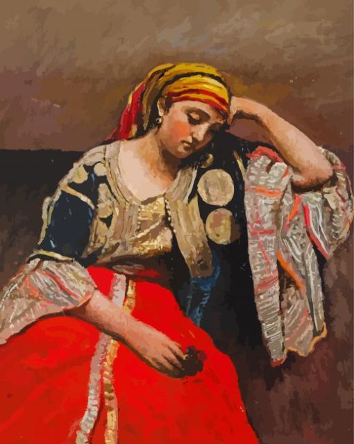 Traditional Algerian Woman Paint By Number