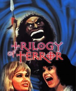 Trilogy Of Terror Horror Movie Poster Paint By Number