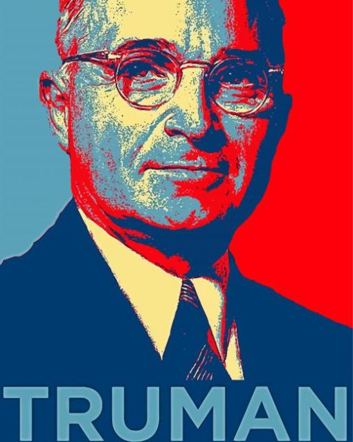 Truman Illustration Portrait Paint By Number