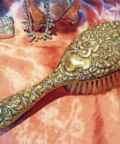 Vintage Hair Brush Paint By Number