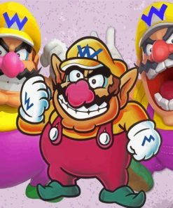 Wario Cartoon Paint By Number