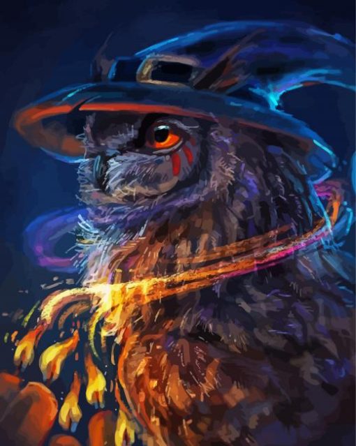 Witch Owl Paint By Number