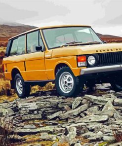 Yellow Classic Rover Paint By Number