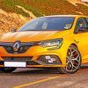 Yellow Renault Megane Car Paint By Number