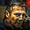 Abstract Liam Neeson Paint By Number