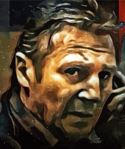 Abstract Liam Neeson Paint By Number