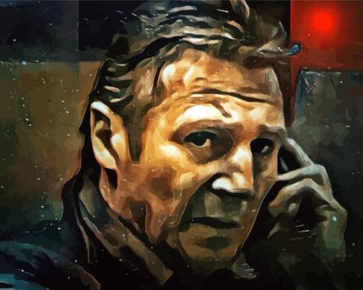 Abstract Liam Neeson Paint By Number