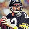 Abstract Terry Bradshaw Art Paint By Number