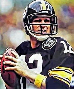 Abstract Terry Bradshaw Art Paint By Number