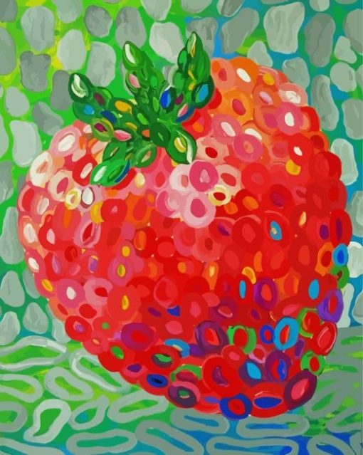 Abstract Fruit Art Paint By Number