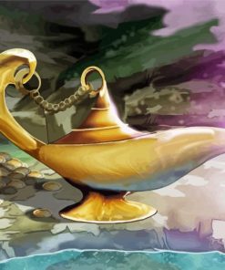 Aeshetic Genie Lamp Paint By Number