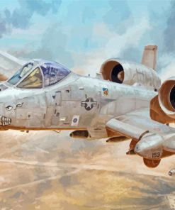 Aesthetic A10 Aircraft Art Paint By Number