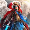 Aesthetic Angel Warrior Art Illustration Paint By Number