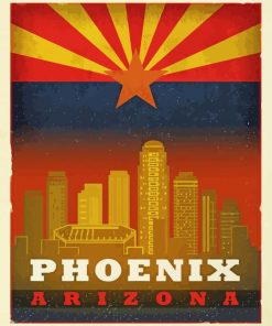 Aesthetic Arizona Poster Art Paint By Number