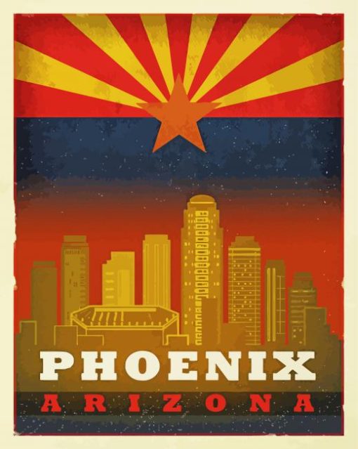 Aesthetic Arizona Poster Art Paint By Number