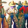 Aesthetic Cowboys In Arizona Art Paint By Number