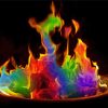 Aesthetic Flames Rainbow Art Paint By Number