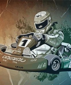 Aesthetic Go Karting Paint By Number