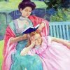 Aesthetic Mother Reading To Her Daughter Paint By Number