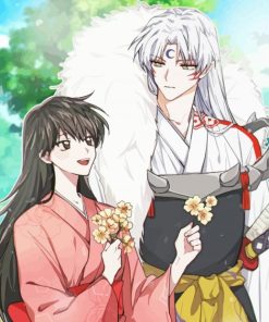 Aesthetica Rin And Sesshomaru Anime Paint By Number