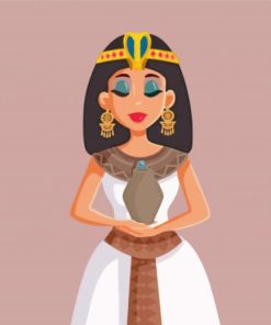 Aesthetic Egyptian Woman Paint By Number