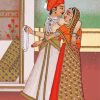 Aesthetic Indian Man And Woman Paint By Number