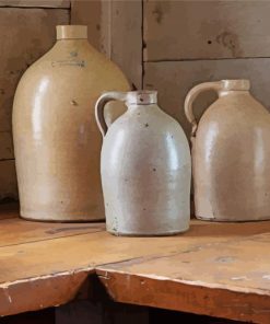 Aesthetic Old Jugs Paint By Number