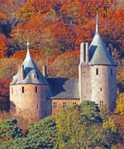 Autumn Castell Coch Paint By Number