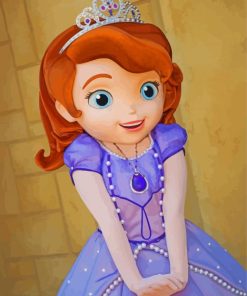 Beautiful Princess Sofia Paint By Number