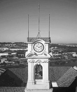 Black And White Coimbra University Paint By Number