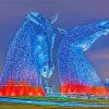 Blue Kelpies Paint By Number