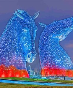 Blue Kelpies Paint By Number