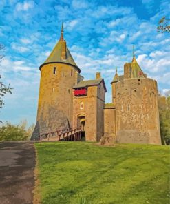 Castell Coch Wales Paint By Number