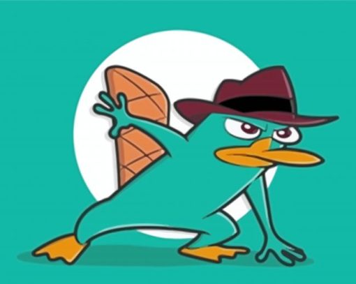 Cool Perry The Platypus Paint By Number