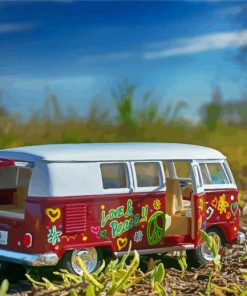 Cool Peace Van Toy Paint By Number